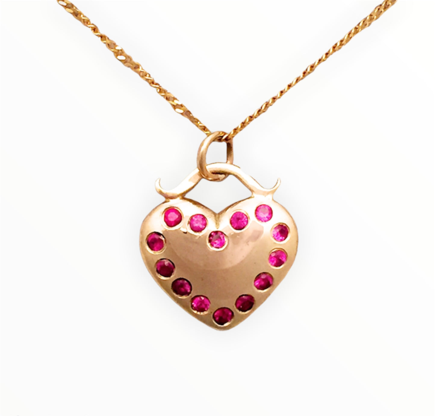 Forged Gemstone Heart
