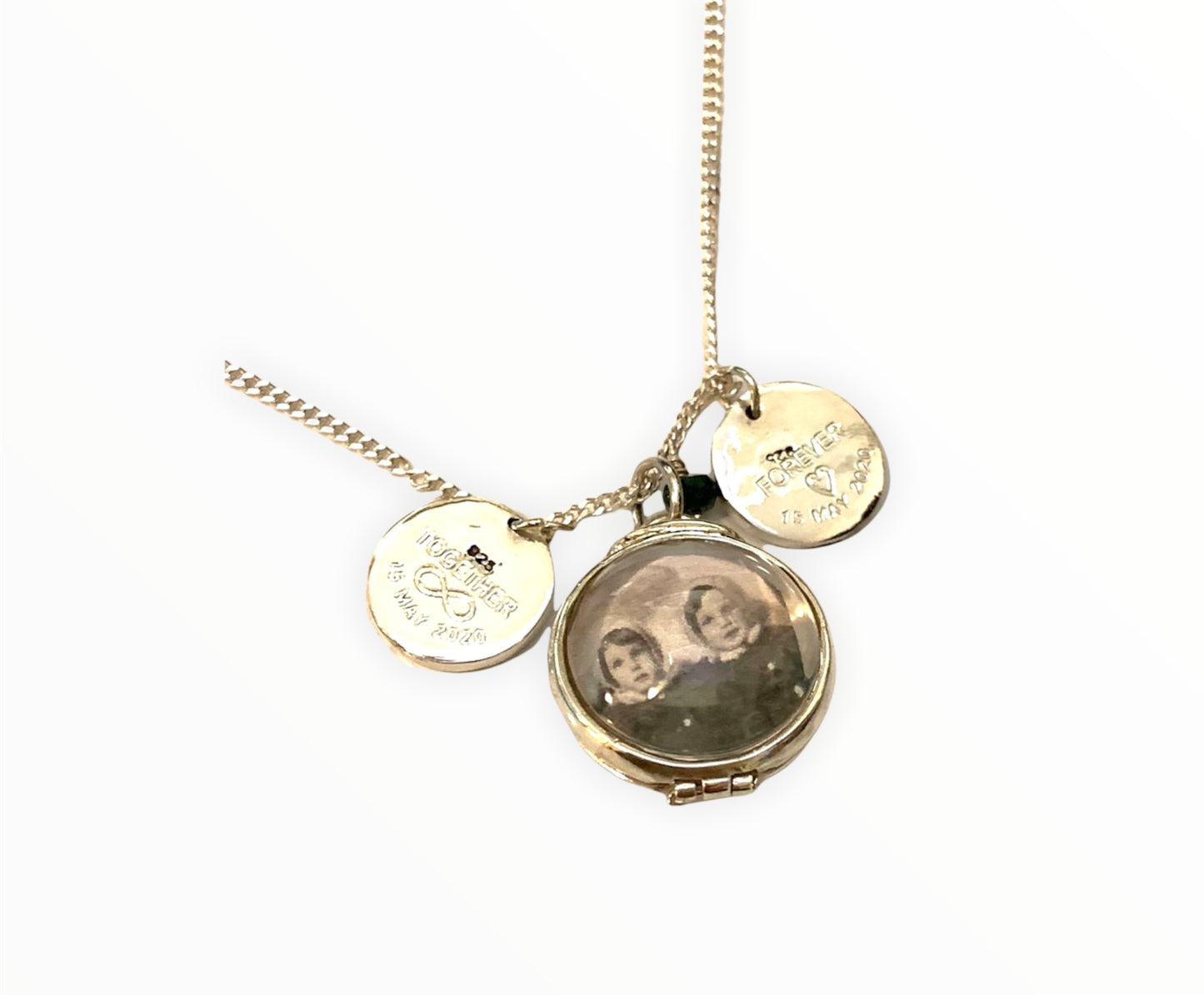 Pools Of Light Locket With Birthstone