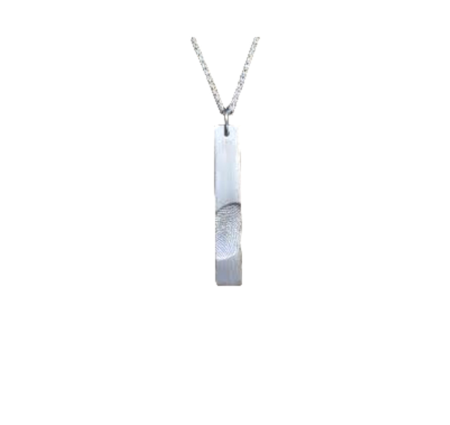 Silver Bar Necklace horizontal