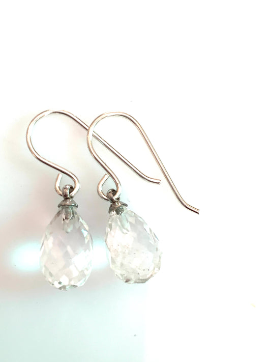 Briollette Drop Earrings