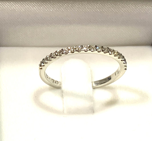 Diamond Half Eternity Wedding Band