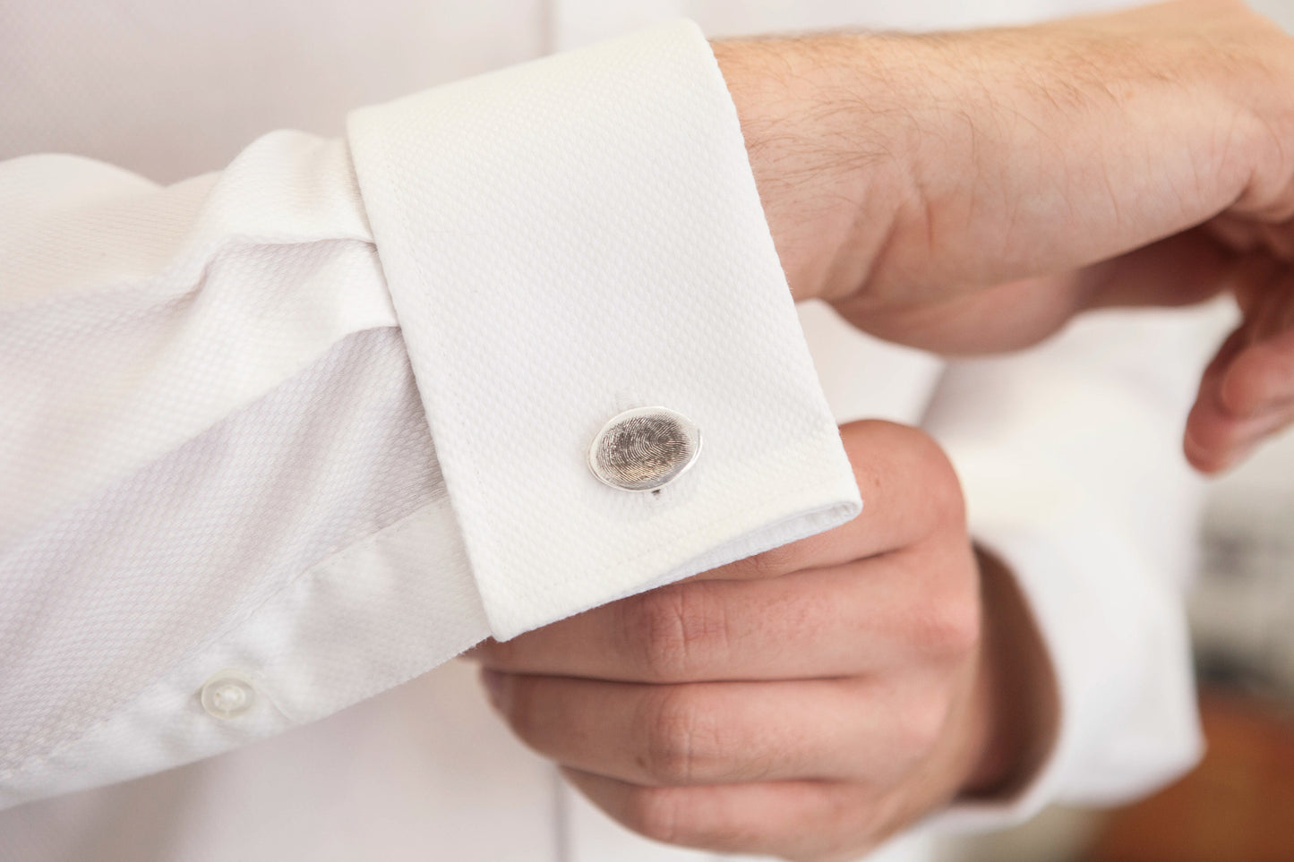 Fingerprint Cufflinks