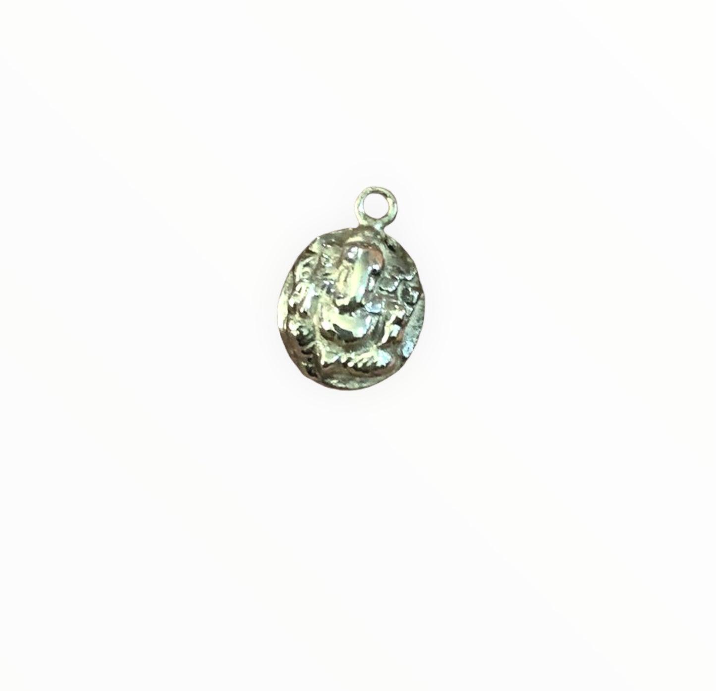 Ganesha Amulet on Silver Chain