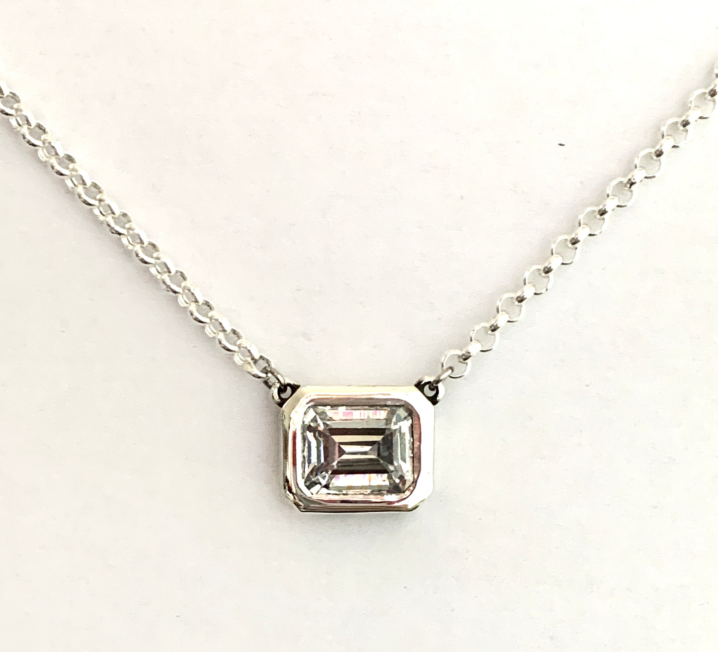 Emerald Cut Pendant