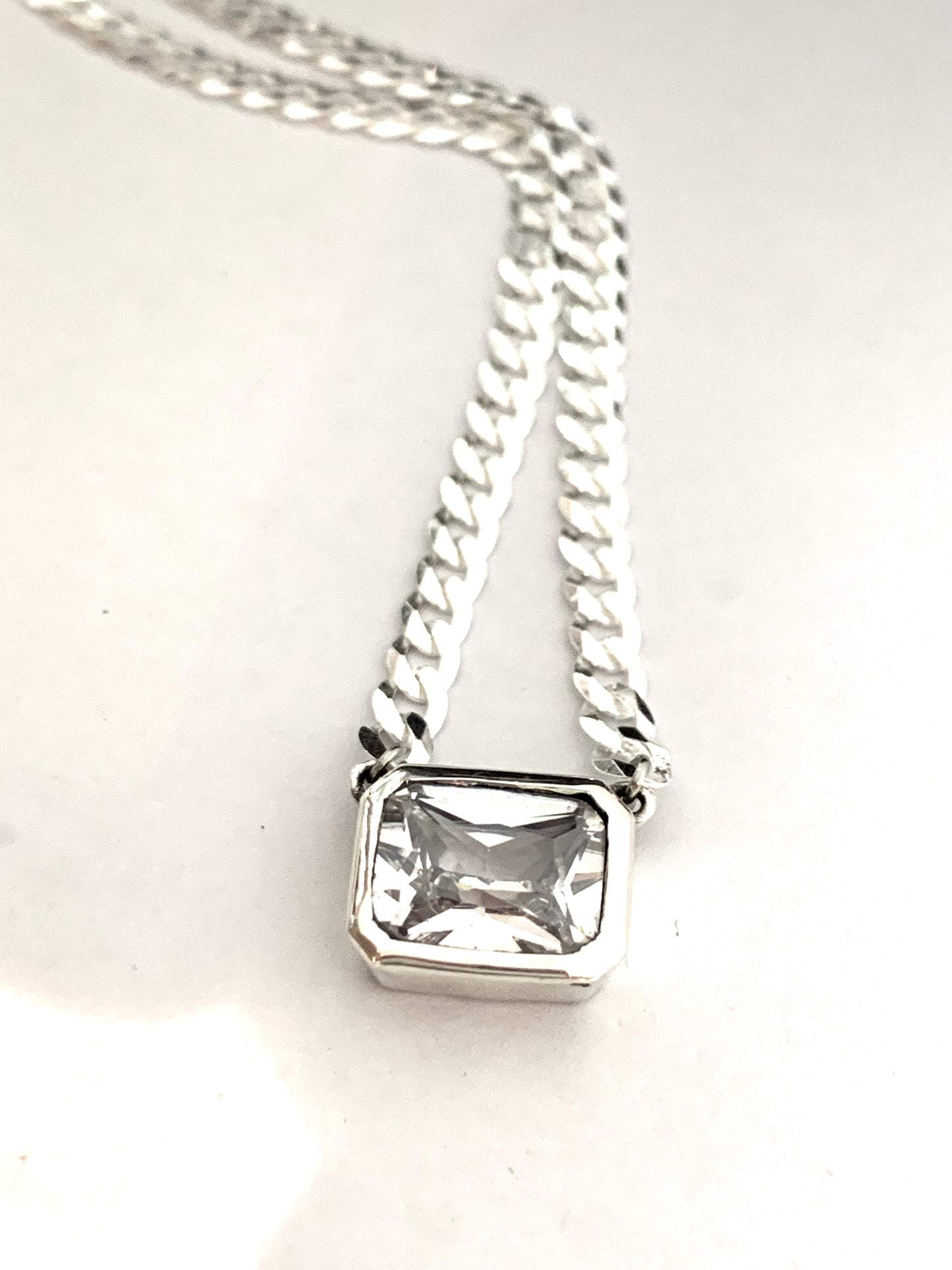 Emerald Cut Pendant