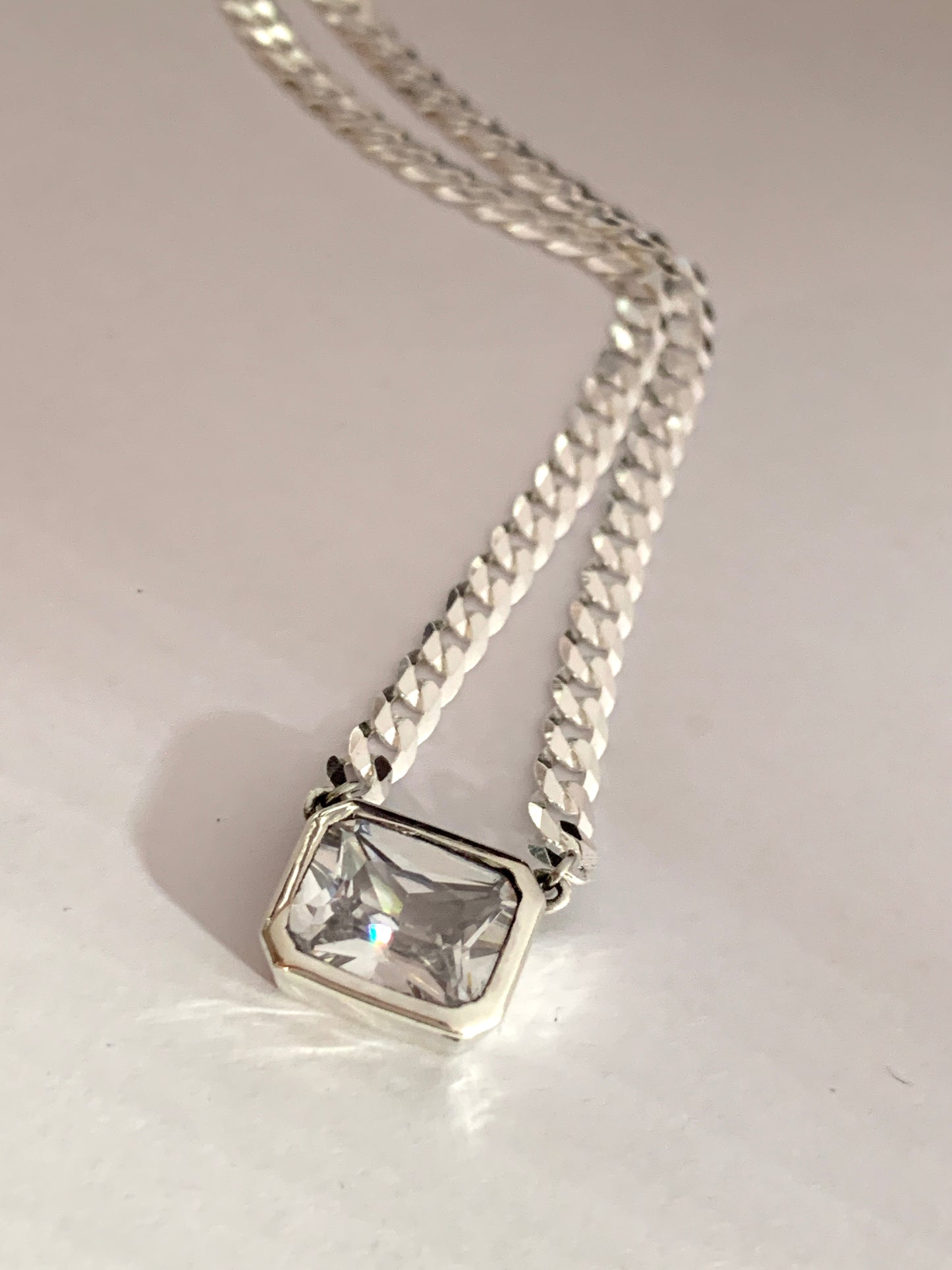 Emerald Cut Pendant