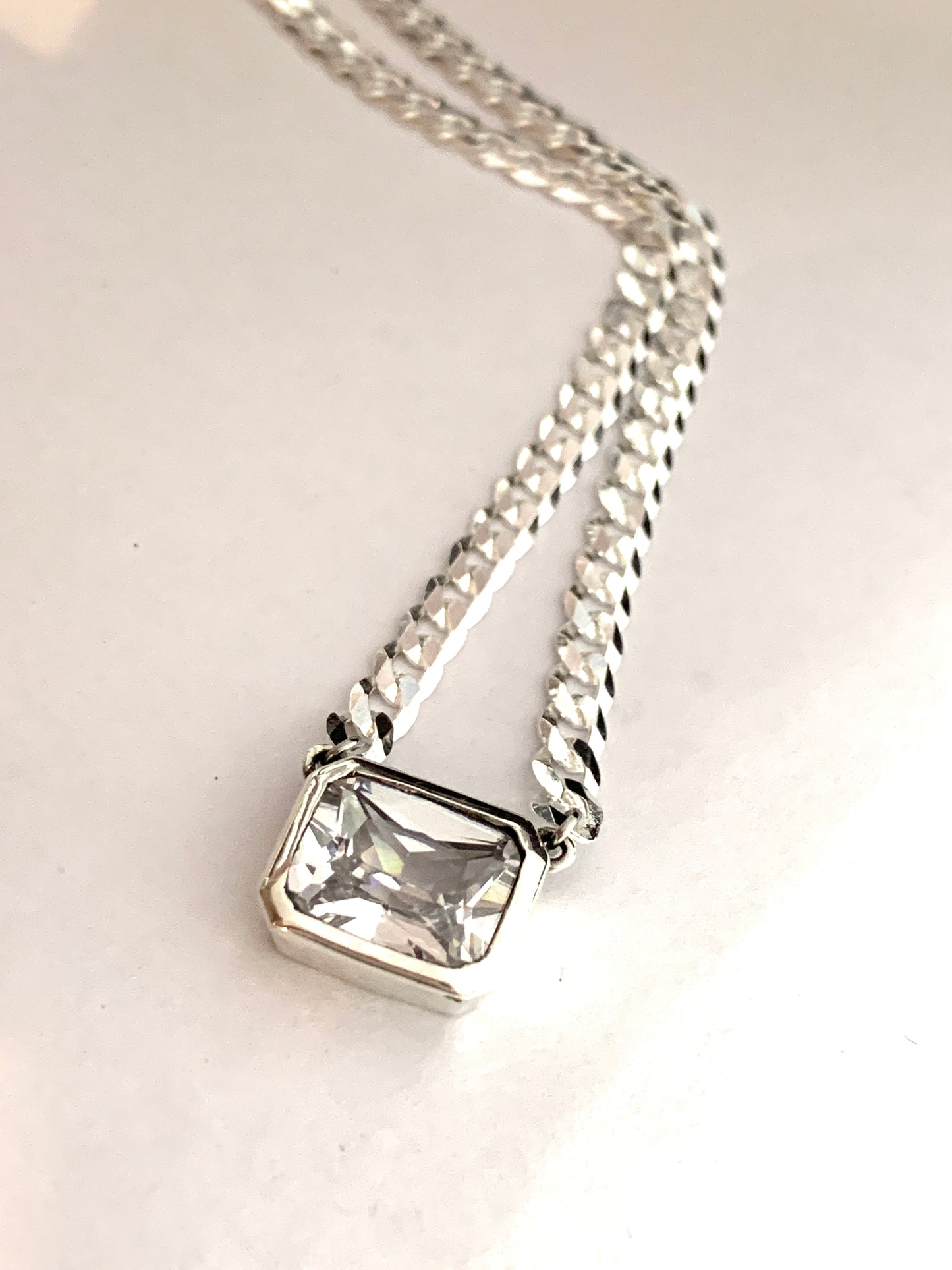 Emerald Cut Pendant