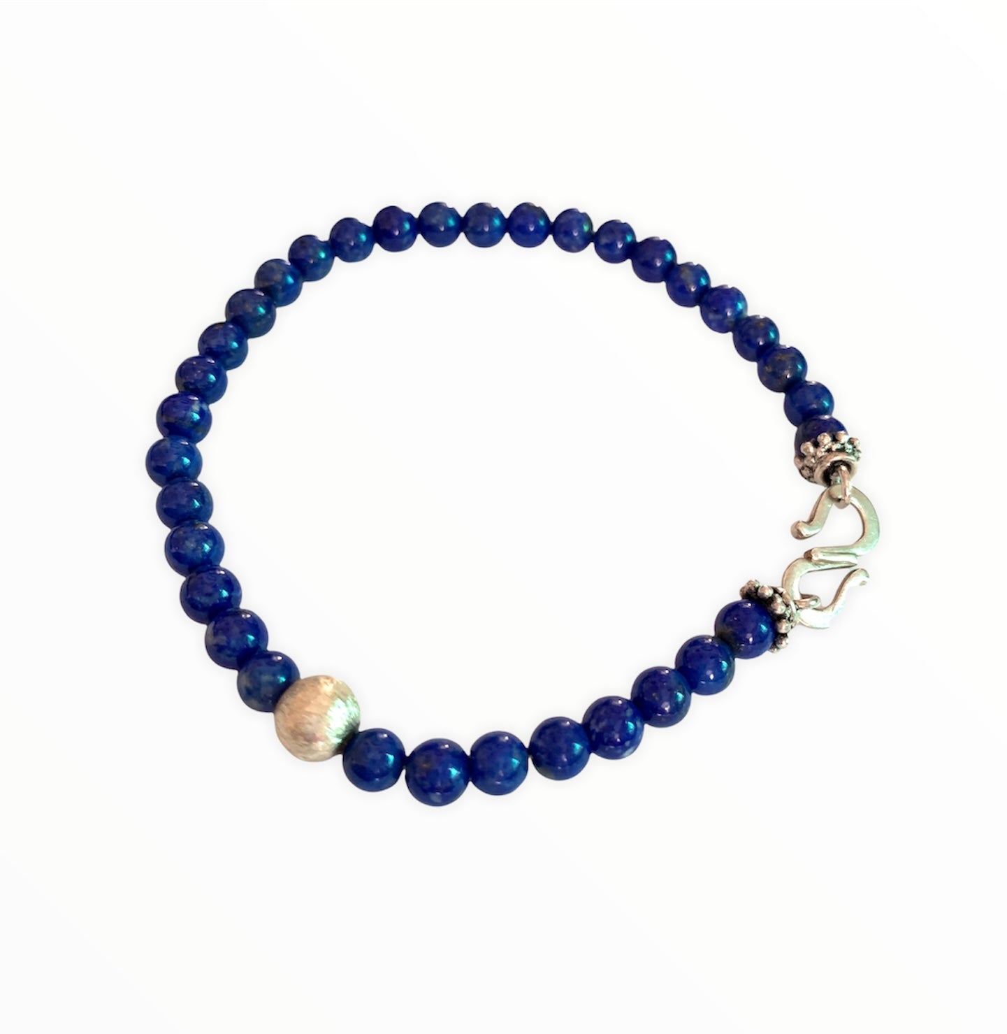 Lapiz Lazuli & Silver Bracelet