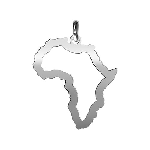 Map of Africa outline