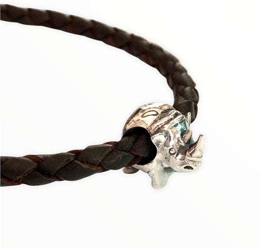 Pandafrica Rhino Charm Bracelet