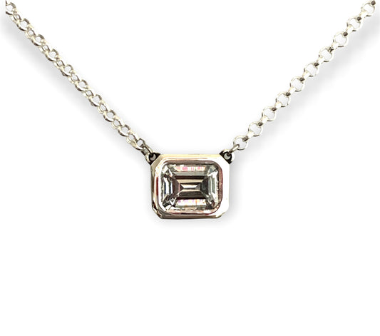 Emerald Cut Pendant