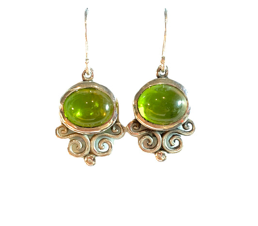 Vesuvianite Earrings