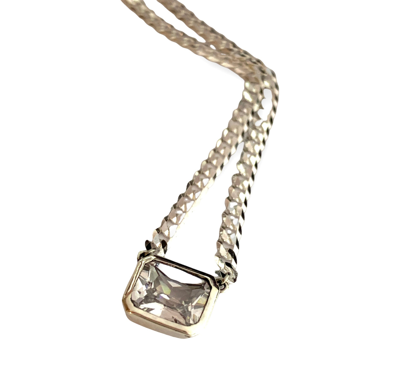 Emerald Cut Pendant