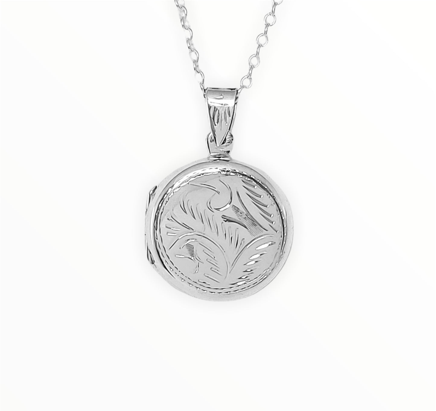 Round Engraved Locket