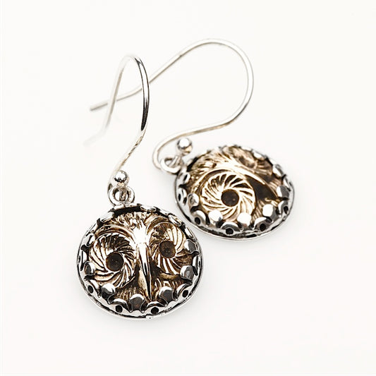 Wise African Owl Earrings