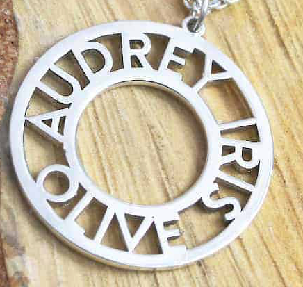 Name Rings Mom Necklace